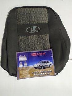 Чохли на сидіння, авточохли "NIKA" ВАЗ 21099-14-15 колір світло-сірий 1293403158 фото