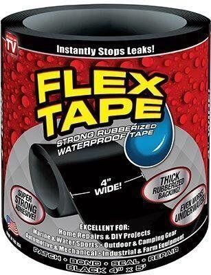 Лента изоляционная водонепроницаемая Flex Tape Supretto / Изолента влагостойкая Flex Tape 10 cм 1.5 м 5515 фото