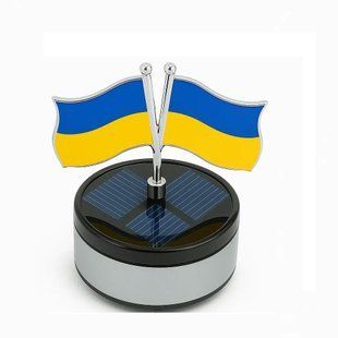 Патріотичний ароматизатор Прапор України з ефірною олією на панель авто 30515 фото