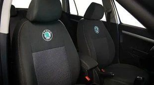 Оригінальні чохли на сидіння Skoda Octavia A7 2017.Чохли на сидіння Favorite Skoda Octavia A7 2017 SK23 фото