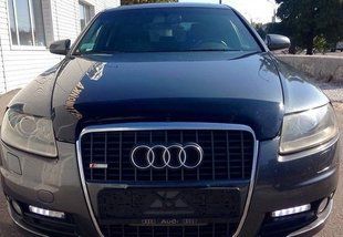 Дефлектор на капот (мухобойки) Audi A6 2006-2011 AD19 фото