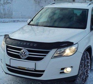 Дефлектор на капот (мухобойки) Volkswagen Tiguan 2008-2016 VW24 фото