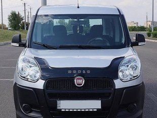 Дефлектор на капот (мухобойки) Fiat Doblo 2010- FT12 фото