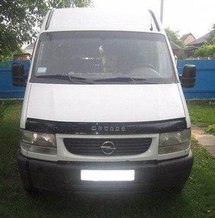 Дефлектор на капот (мухобойки) Opel Movano 1998-2003 OP20 фото