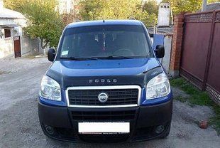 Дефлектор на капот (мухобойки) Fiat Doblo c 2005-2010 г FT05 фото