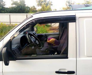 Ветровики Mercedes Vito W638 1996-2003гг. Sunplex Турция. Дефлекторы окон для Mercedes Vito W638 1996-2003 SP-S-49 фото