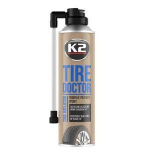 Средство для аварийной вулканизации шин K2 TIRE DOKTOR 500 мл B311 фото