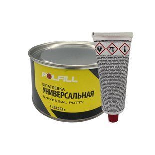 Шпаклівка універсальна, з затверджувачем, Polfill, 1,8 kg 97833 фото