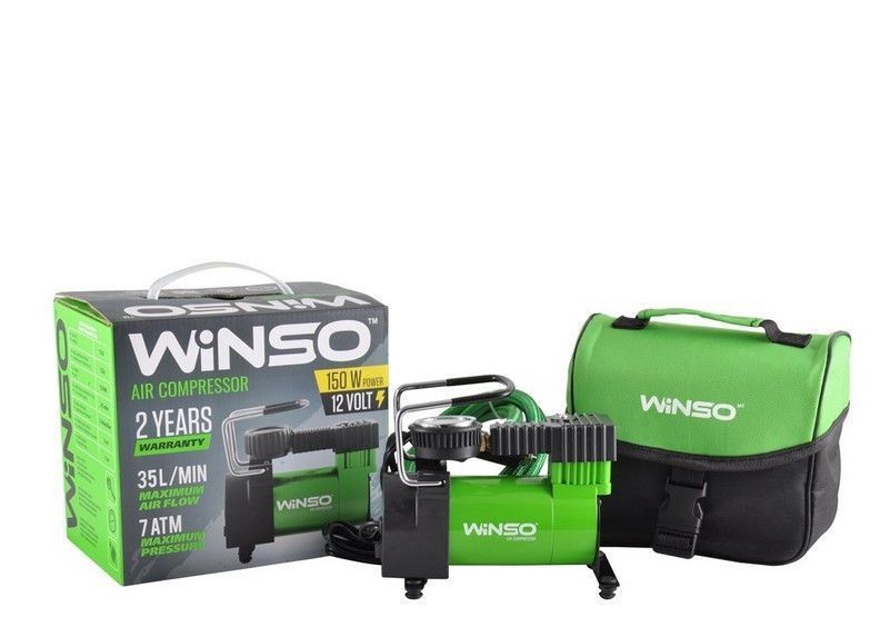 Автокомпресор Winso 7 атм 35 л/хв 150 Вт (121000) 121000 фото