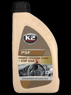 Жидкость-герметик для гидроусилителя руля POWER STEERING FLUID + STOP LEAK K2 1 л O5821E фото