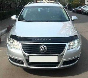 Дефлектор на капот Volkswagen Passat B6 2005-2010рр. Мухобойка Volkswagen Passat B6 VW06 фото