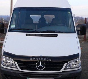 Дефлектор на капот (мухобойки) Mercedes-Benz Sprinter CDI 2002-2006 MRD04 фото