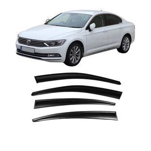 Ветровики VW Passat B8 седан 2015- Sunplex Sport .Дефлекторы окон VW Passat B8 седан 2015- SP-S-127 фото