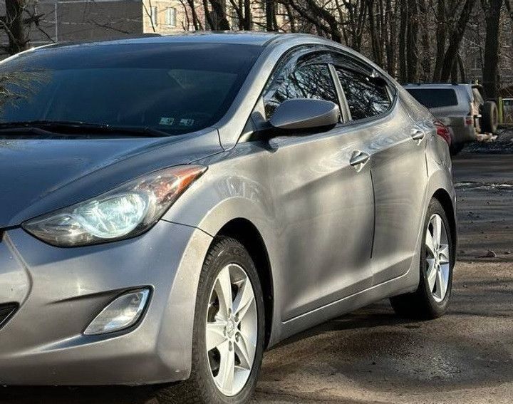 Ветровики Hyundai Elantra 2011-2015 рр. Sunplex Турция. Дефлекторы окон для Hyundai Elantra 2011-2015 рр SP-S-44 фото