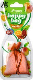 Ароматизатор Paloma (Освежитель воздуха в машину) Happy Bag - на зеркало _ Exotic 78029 фото
