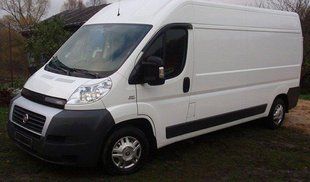 Дефлектор на капот (мухобойки) Fiat Ducato 2006-14 FT10 фото