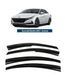 Ветровики Hyundai Elantra 2021-рр. Sunplex Турция. Дефлекторы окон для Hyundai Elantra 2021- рр SP-S-143 фото 1