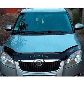 Дефлектор на капот (мухобойки) Skoda Fabia (5J) 2007-2011 SK04 фото
