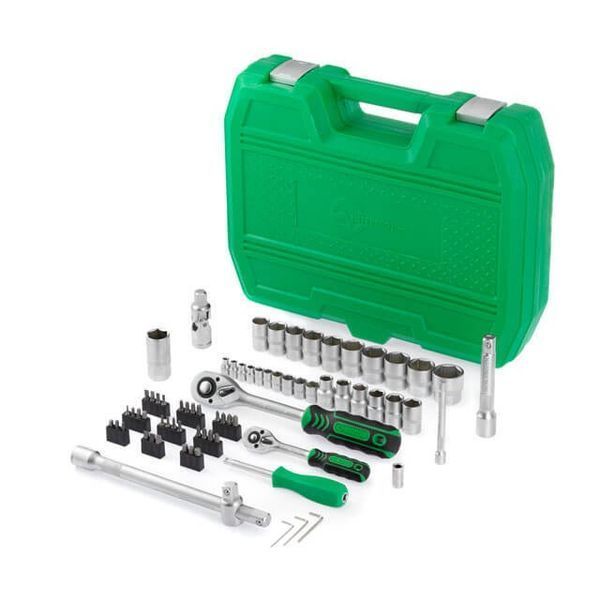 Набір інструментів 1/2" & 1/4", 72 од. INTERTOOL ET-6072SP ET-6072SP фото