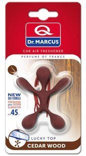 Ароматизатор Dr.Marcus (Освежитель воздуха в машину) LUCKY TOP - на зеркало _ Cedar wood 1366764897 фото
