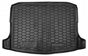 Коврик багажника Skoda Karog (2018>) (с докаткой) (с ушами) резиновый (AVTO-Gumm) автогум 111709 фото