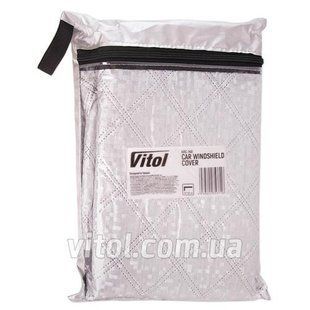 Накидка на лобове скло від замерзання Vitol 120х160см XXL двошарова НЛС-160 фото