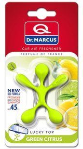 Ароматизатор Dr.Marcus (Освежитель воздуха в машину) LUCKY TOP - на зеркало _ Green Citrus 1366772312 фото