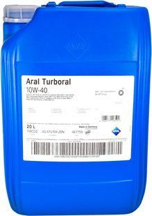 Моторне масло Aral MegaTurboral 10W-40 20L AR-13932 фото