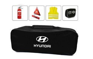 Набор автомобилиста техпомощи для Hyundai стандарт с логотипом авто на сумке Hyundai фото