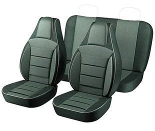 Чохли на сидіння, авточохли "АВТО-ELEGANT" універсальні "ПІЛОТ Б МАХ" колір сірий 1294078079 фото