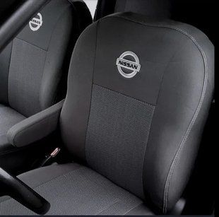 Чохли на сидіння, авточохли "NIKA" Fiat Scudo c 2007р 1+2 колір темно-сірий NI32 фото