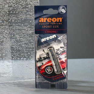 Ароматизатор на дзеркало рідкий 5 мл AREON Sport Lux Chrome LR01 фото