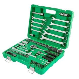 Набір інструментів 1/2" & 1/4", 82 од. INTERTOOL ET-6082SP ET-6077 фото