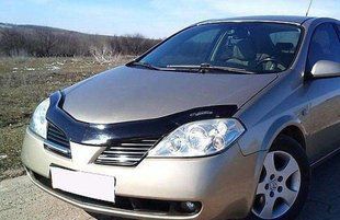 Дефлектор на капот (мухобойки) Nissan Primera (P12) 2001- NS10 фото