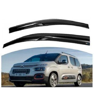 Ветровики Citroen Berlingo III 2018р. Sunplex Sport Турция. Дефлекторы окон для Citroen Berlingo 2018 SP-S-114-6 фото