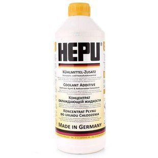 Концентрат антифриза Hepu Antifreeze жовтий1.5л (P999-GRN) ORG P999-GRN P999-RED фото