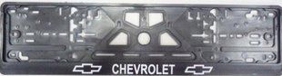 Рамка номерного знака Chevrolet рельефная 1491913168 фото