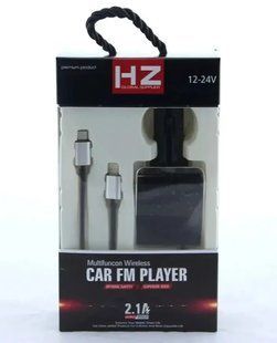 FM модулятор H22BT, Автомобильный трансмиттер, FM-передатчик для авто Bluetooth 4159 фото