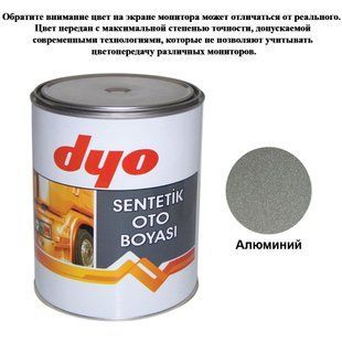 Краска алкидная (синтетическая) Dyo Алюминий 1l 96534 фото