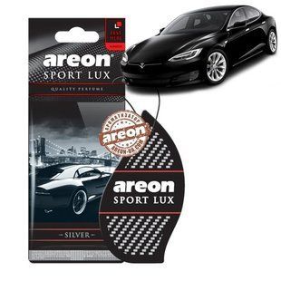 Ароматизатор Areon (Освежитель воздуха в машину) "Sport Lux" - сухой листик_Silver SL02 фото