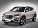 Дефлектор на капот (мухобойки) Hyundai Tucson 2015- HYD59 фото 1