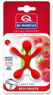 Ароматизатор Dr.Marcus (Освежитель воздуха в машину) LUCKY TOP - на зеркало _ Red Fruits 1366776399 фото