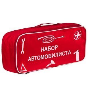 Сумка тех. допомоги "Набір автомобіліста" (червона) 46х20х14см (ST-02) ST-02 фото