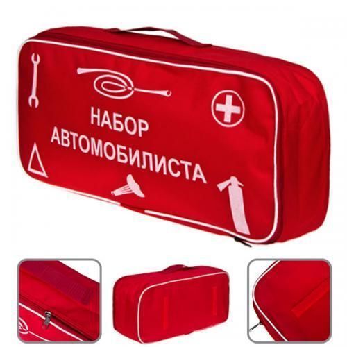 Сумка тех. помощи "Набор автомобилиста" (красная) 46х20х14см (ST-02) ST-02 фото
