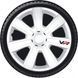 Ковпаки на колеса. Ковпаки колісні argo R13 VR Carbon White. Ковпаки на диски (комплект) 4 шт 1761408700 фото 1
