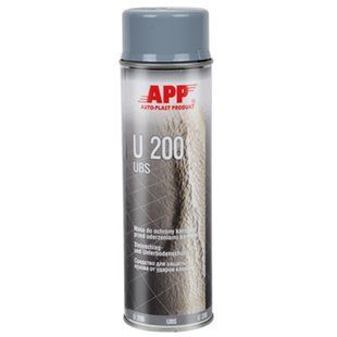 Антигравий APP аерозоль, U200 UBS, серый, 500ml, 050205 97686 фото