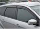 Дефлектори вікон ( вітровики ) Ford Focus 2 седан,хетчбек 2005-2011 р. Вітровики накладні на скотчі Форд фокус ДК1077С фото 1