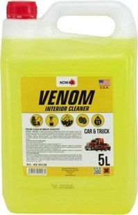 Очиститель салона. Nowax VENOM Interior Cleaner концентрат 5л. Средство для химчистки салона Новакс NX01147 фото