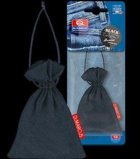 Ароматизатор Dr.Marcus (Освежитель воздуха в машину) Fresh Bag Denim - на зеркало _ Black 1370947956 фото