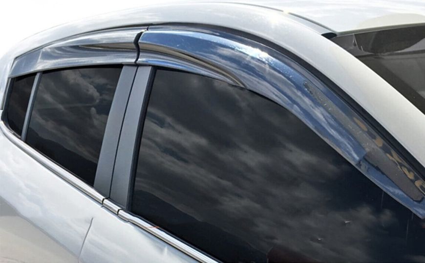 Дефлекторы окон (ветровики) Opel Corsa E (2015+) Sunplex. Ветровики Opel Corsa E (2015+) Sunplex Sport SP-S-71 фото
